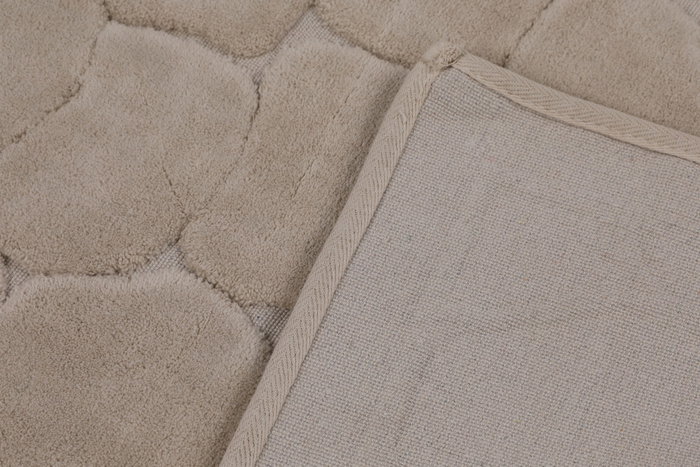 Mijölnir Juego de alfombrillas de baño Lino - Mink Multicolor